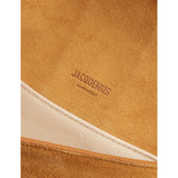 Jacquemus Bambino Chaîne suede shoulder bag with chain strap - British product