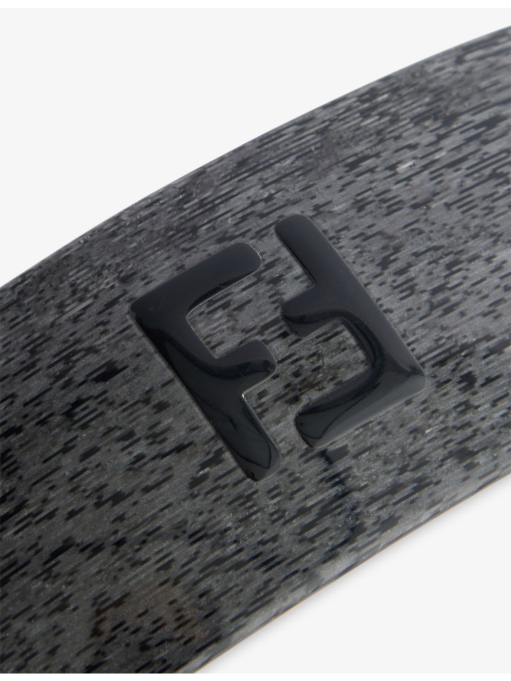 Fendi pre-loved acetate hair clip rectangle, UK version