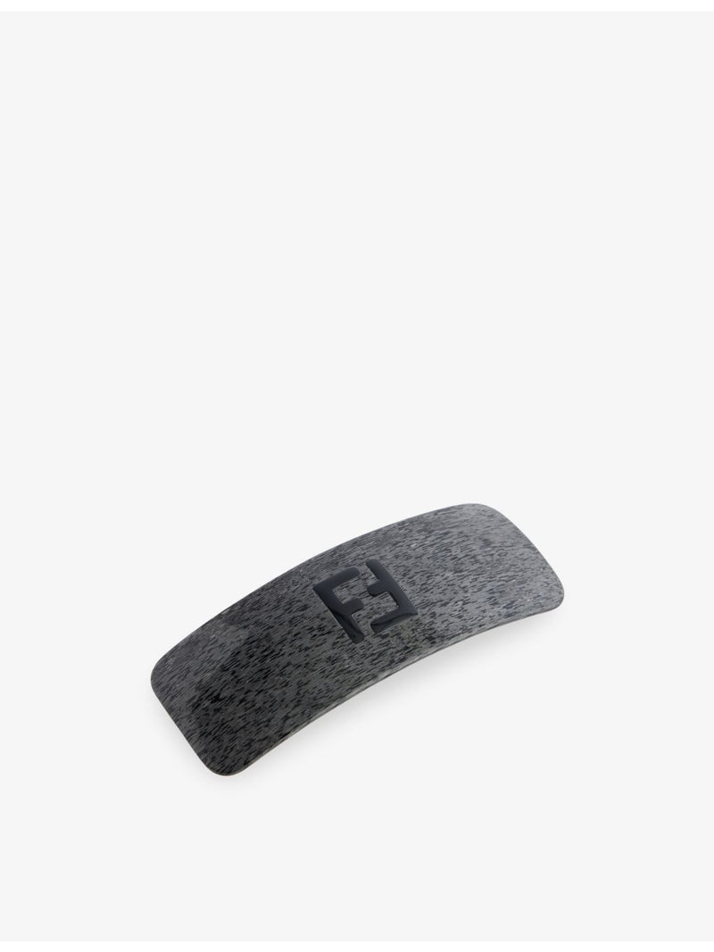 Fendi pre-loved acetate hair clip rectangle, UK version