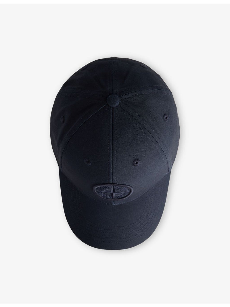 Stone Island cotton baseball cap with embroidered logo, imported from the UK