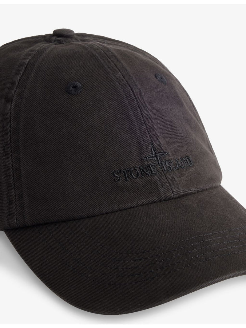 Stone Island cotton twill baseball cap, imported from the UK