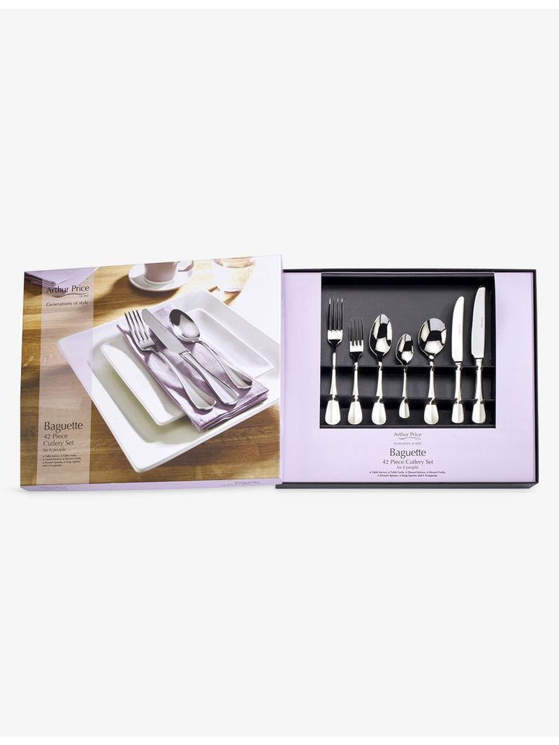 Arthur Price Baguette 42-piece cutlery set (British brand)