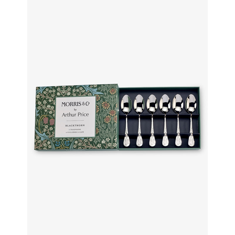 Arthur Price Morris & Co. Blackthorn teaspoons set of six, (British brand)