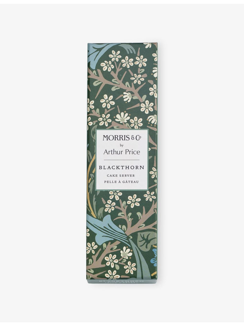 Morris & Co Blackthorn stainless-steel cake server by Arthur Price (British brand)