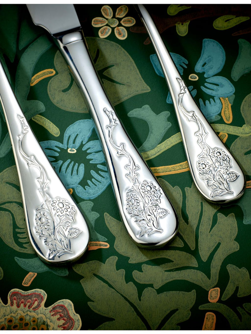 Morris & Co Blackthorn stainless-steel cake server by Arthur Price (British brand)