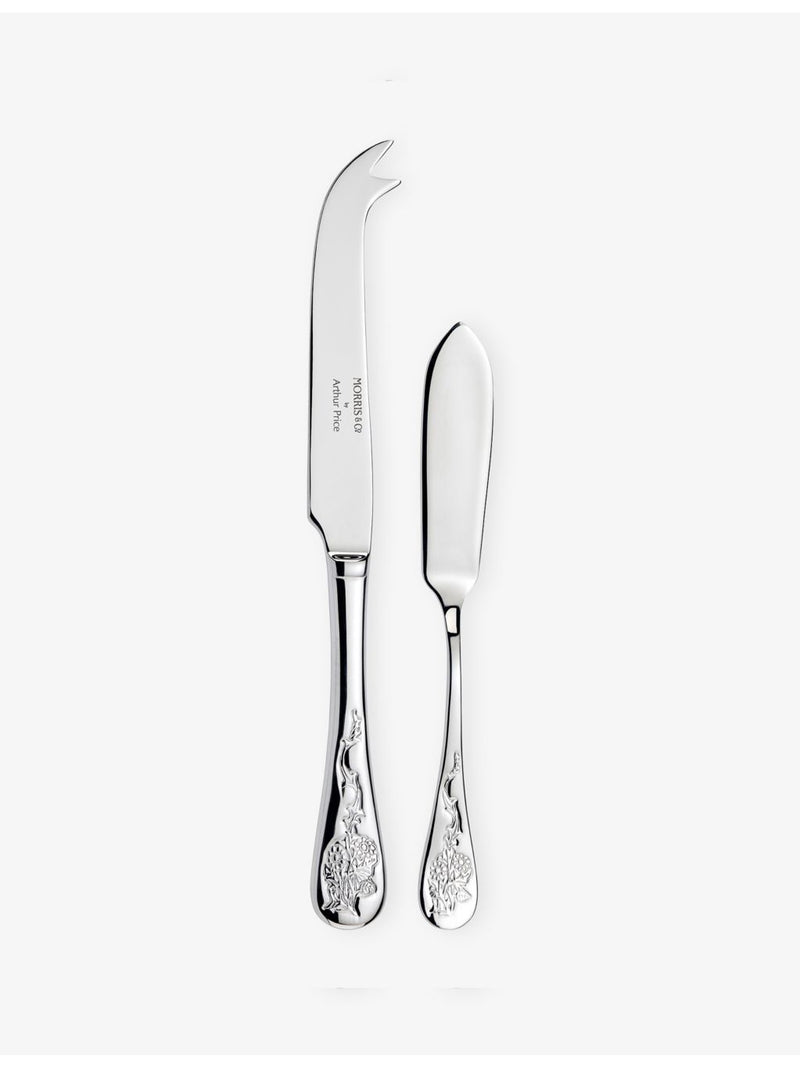 Arthur Price Blackthorn cheese and butter knife set (British brand)