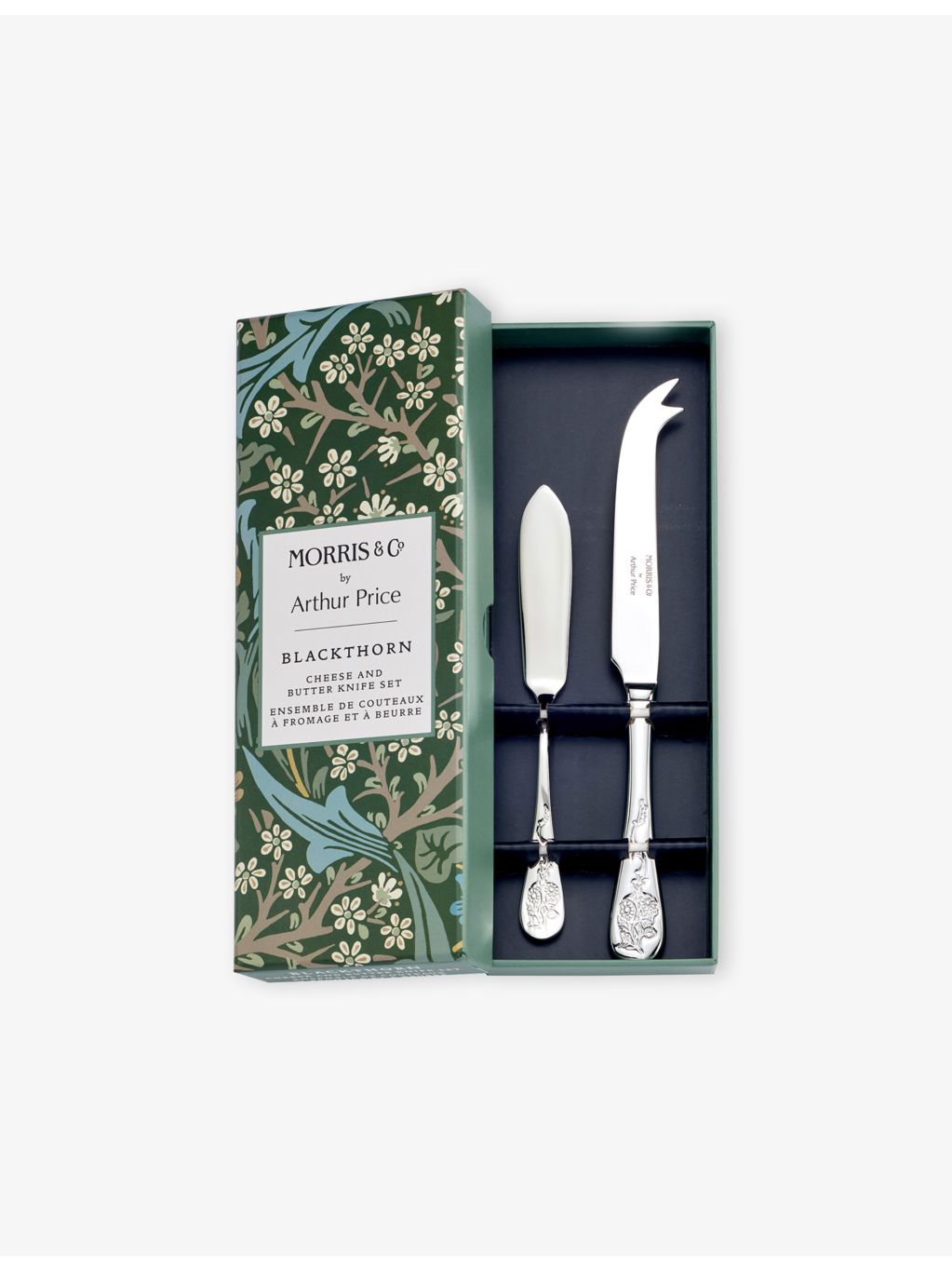 Arthur Price Blackthorn cheese and butter knife set (British brand)