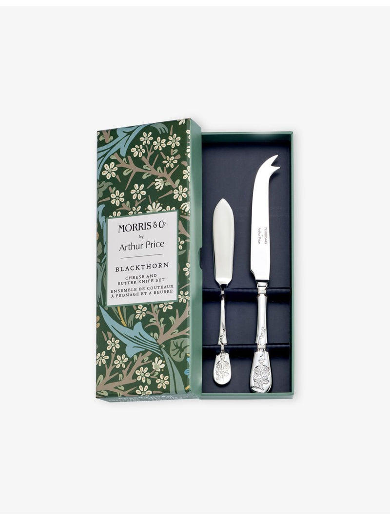Arthur Price Blackthorn cheese and butter knife set (British brand)