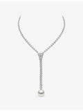 Yoko London pearl and diamond drop necklace, imported from the UK