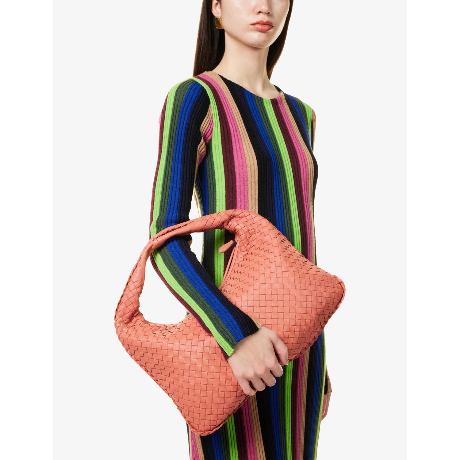 Bottega Veneta Intrecciato leather tote bag, imported from the UK