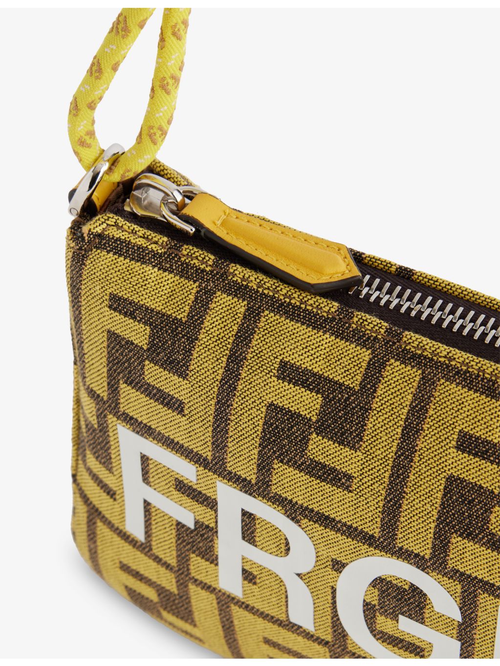 Fendi x FRGMT pre-loved canvas shoulder bag, imported from the UK