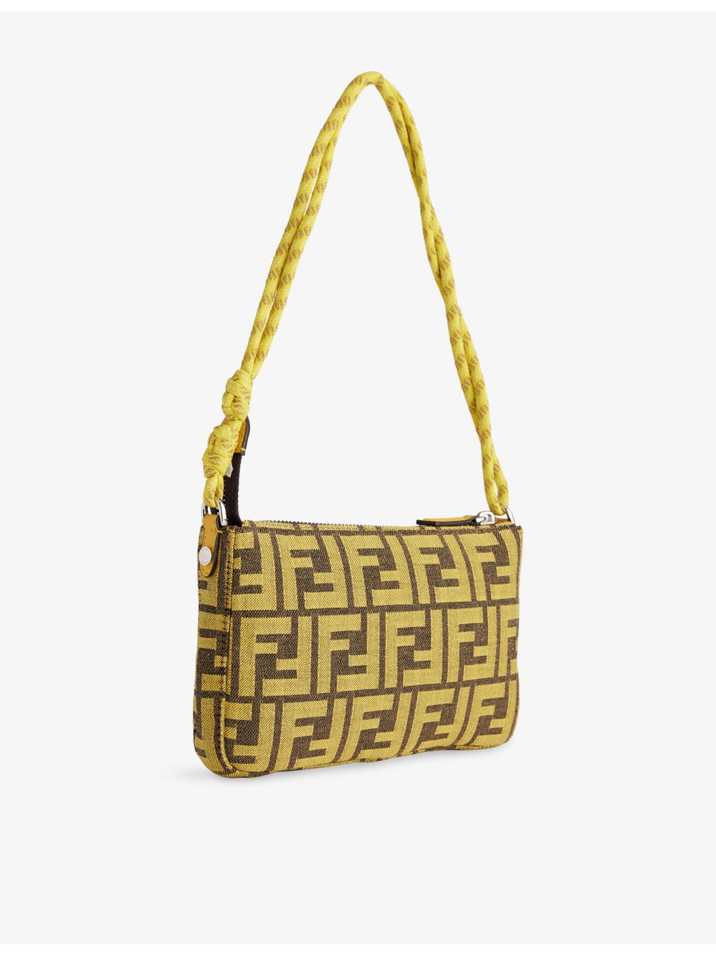 Fendi x FRGMT pre-loved canvas shoulder bag, imported from the UK