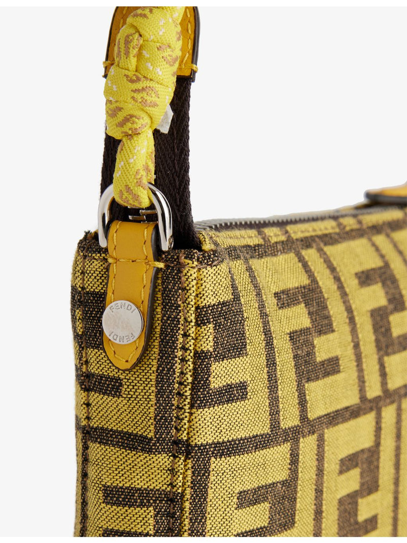 Fendi x FRGMT pre-loved canvas shoulder bag, imported from the UK