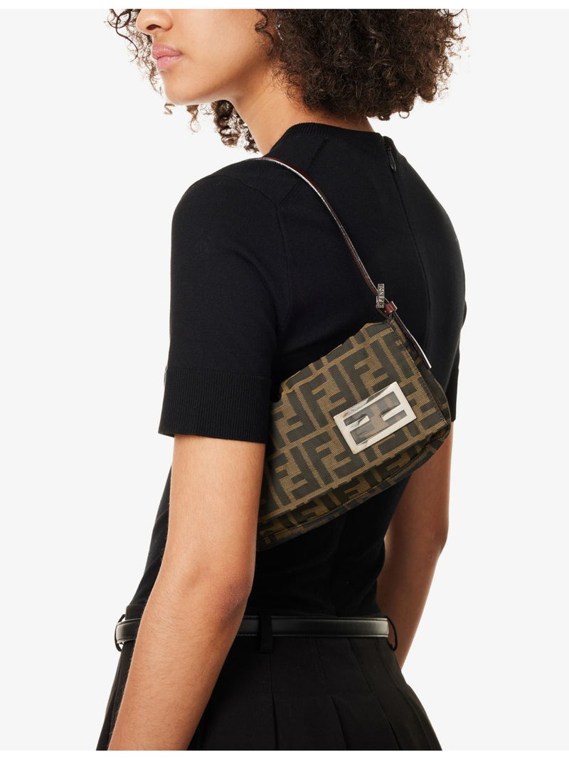 Fendi Zucca monogram canvas pochette - British product