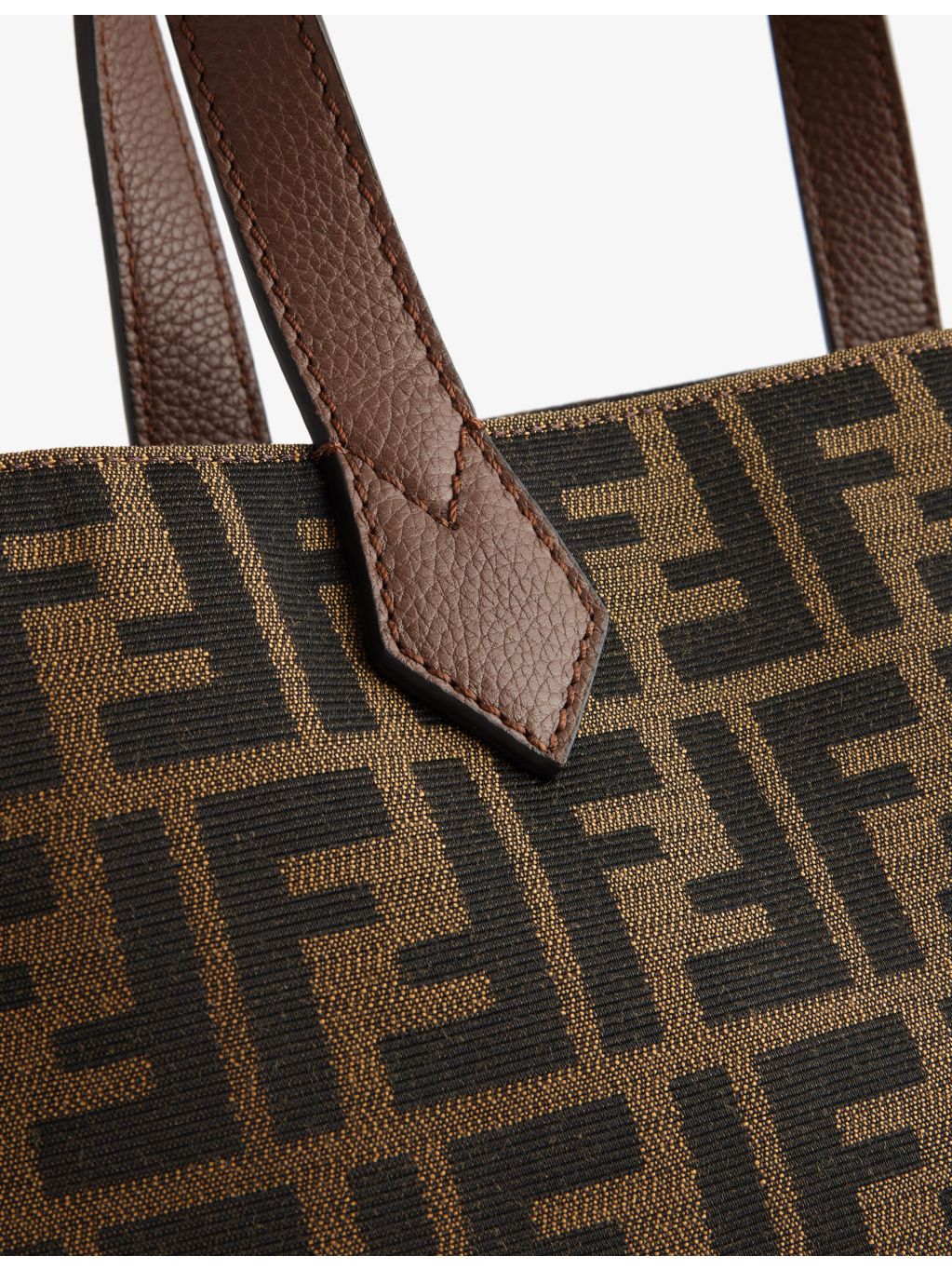 Fendi pre-loved Zucca canvas tote bag, imported from the UK