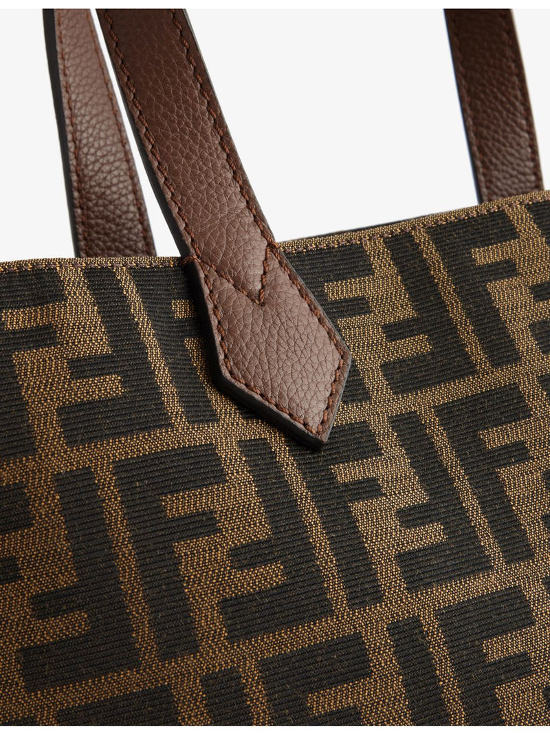 Fendi pre-loved Zucca canvas tote bag, imported from the UK