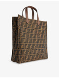 Fendi pre-loved Zucca canvas tote bag, imported from the UK