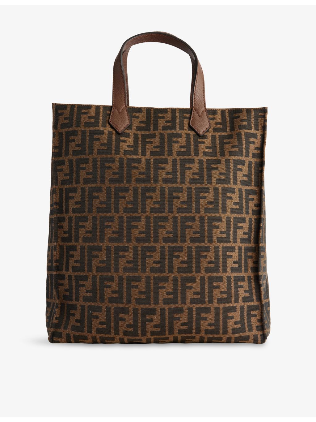Fendi pre-loved Zucca canvas tote bag, imported from the UK