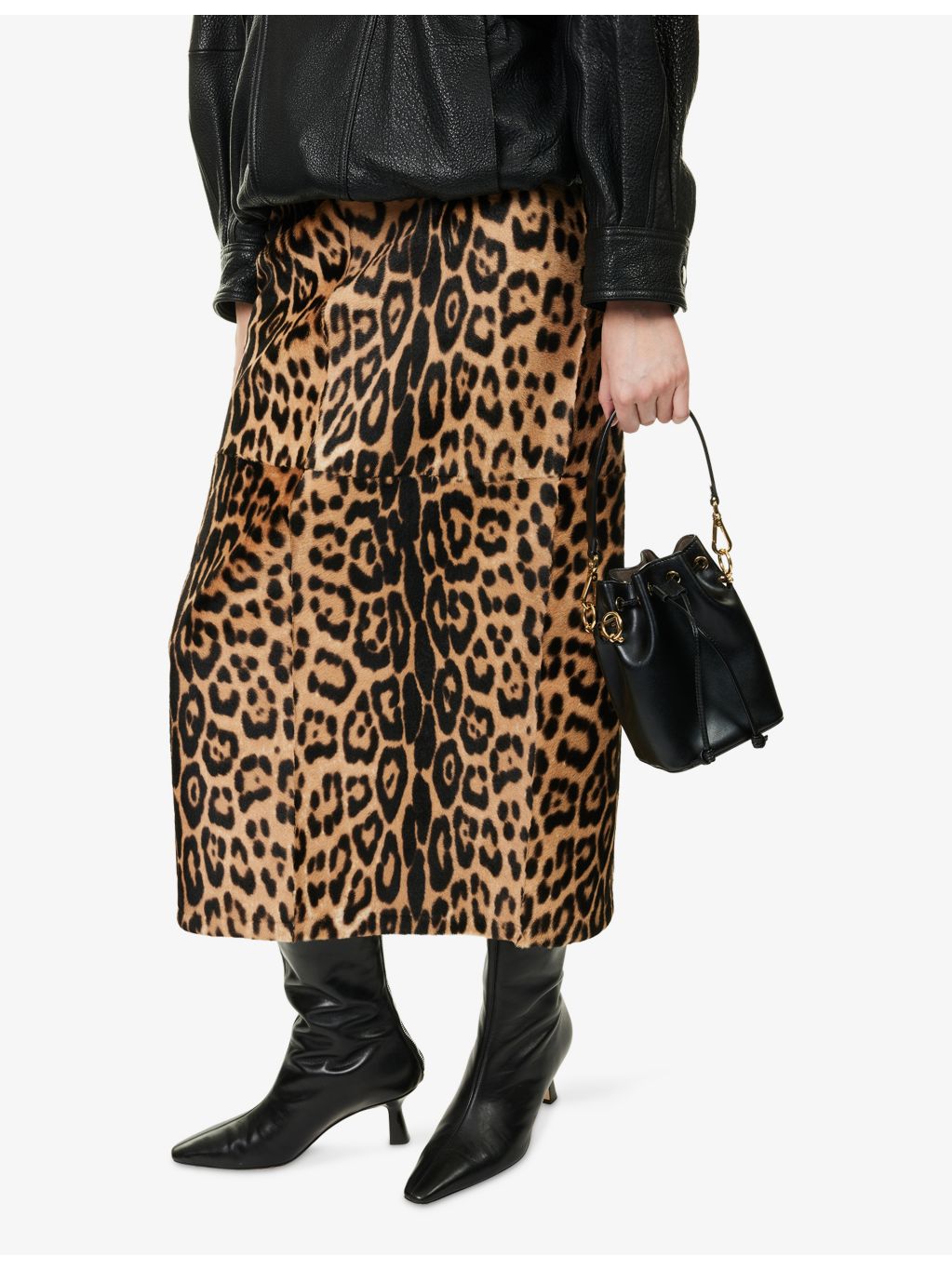 Fendi Mon Tresor mini leather bucket bag, UK version