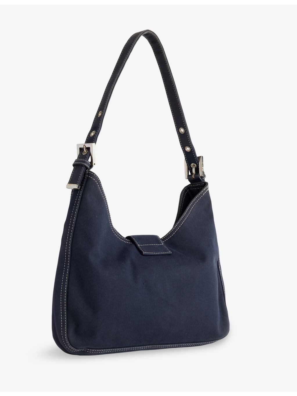 Fendi Mama Baguette pre-loved canvas top handle bag - British product