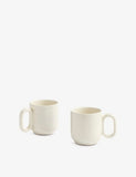 HAY terracotta mugs set of two 8cm diameter, imported from the UK