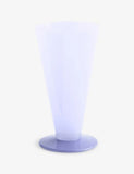 Hay conical small tinted glass vase 18cm (British brand)