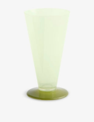 Hay Conical Small Glass Vase