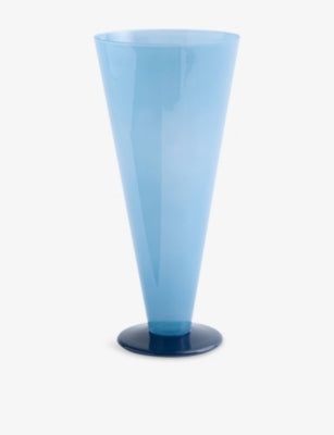 Hay Conical Small Glass Vase