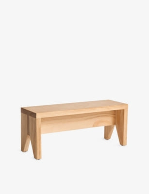 HAY Manolito long pine-wood stool 60cm (British brand)