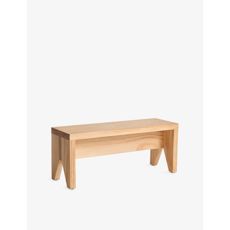 HAY Manolito long pine-wood stool 60cm (British brand)