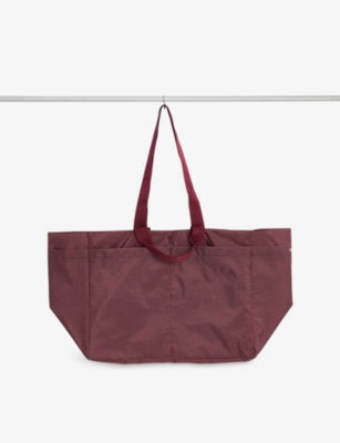 Hay Grid Medium Weekend Woven Tote Bag - British product
