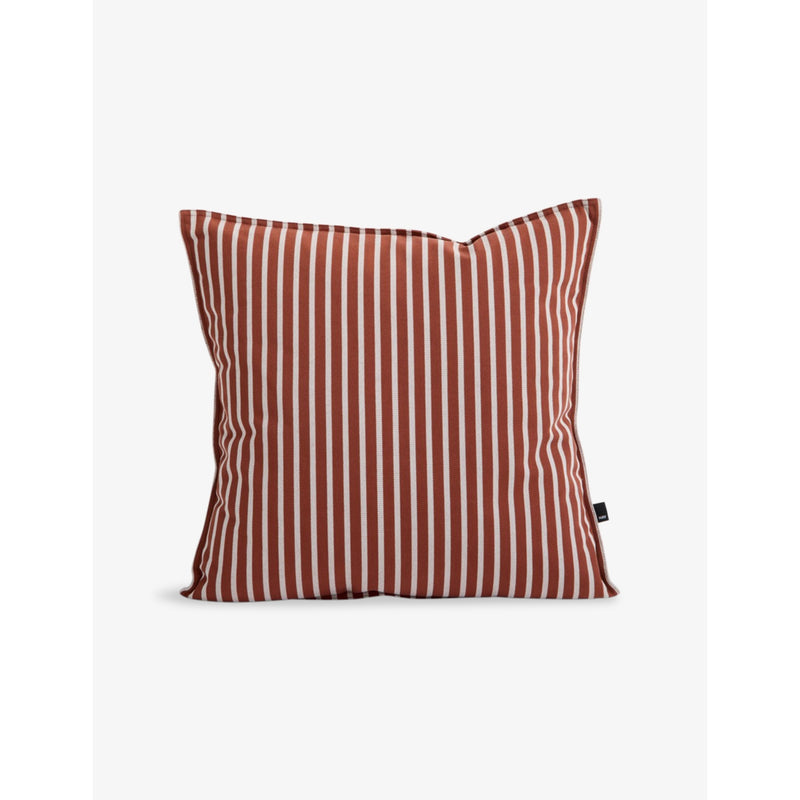 Terrazza Striped Woven Cushion - Olive Bold Stripe