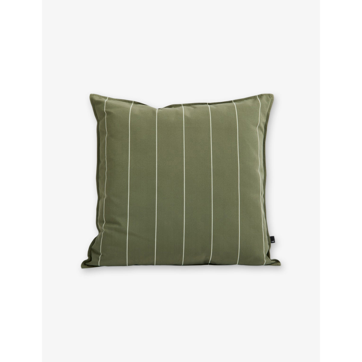 Terrazza Striped Woven Cushion - Olive Narrow Stripe