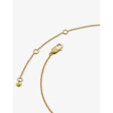 Monica Vinader Initial C gold vermeil necklace (British brand)