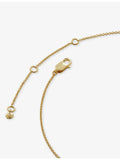 Monica Vinader Initial D 18ct gold vermeil sterling silver necklace (British brand)