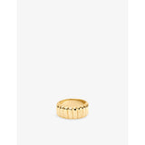 Charlotte Bold 18ct Gold Vermeil Ring - K