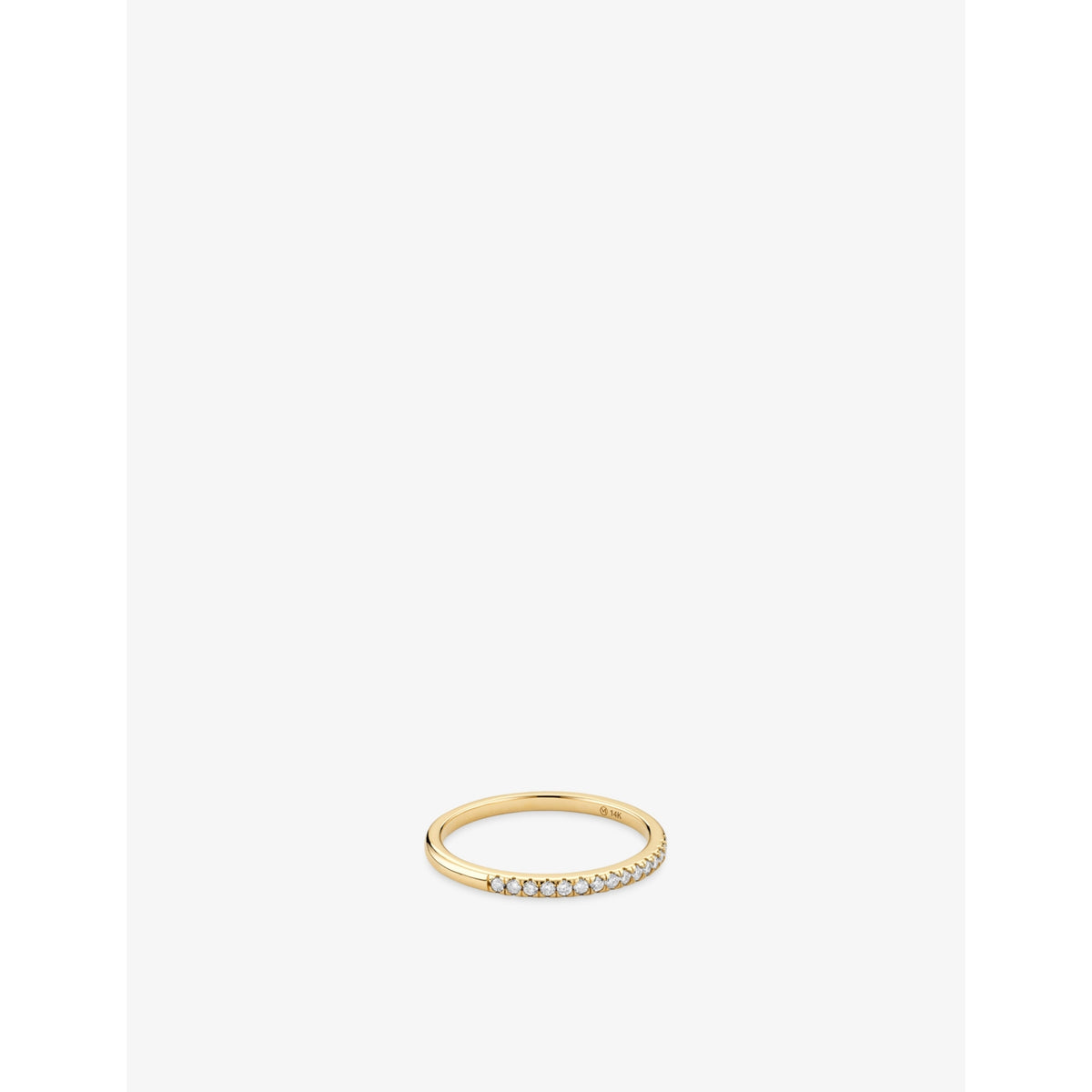 Diamonds Team 14ct Yellow Gold and 0.14ct Diamond Ring - K