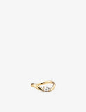 Mejuri Dôme Figure Balance Lab Grown White Sapphire Ring