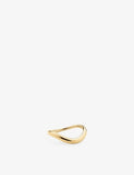 Mejuri Dôme Figure Slim 10ct Yellow Gold Ring