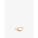 Dôme Figure Slim 10ct Gold Ring - K