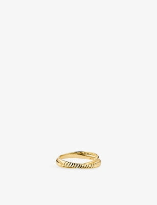 Mejuri Duo 14ct Yellow-Gold Ring