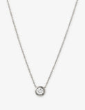 Mejuri 14ct gold and 0.23ct diamond necklace 16-18in - British product