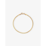 Serpentine Chain 14k Yellow-Gold Bracelet - XS