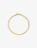 Mejuri Serpentine Chain 14k Yellow-Gold Bracelet