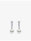 Yoko London 18ct white-gold diamond zip earrings 1.4ct (British brand)