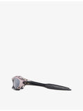 Oakley Splice rectangle-frame acetate sunglasses, imported from the UK