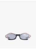 Oakley Splice rectangle-frame acetate sunglasses, imported from the UK
