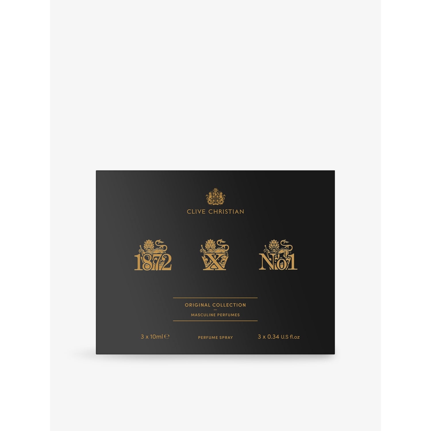 Clive Christian masculine traveller set 3 x 10ml - British product