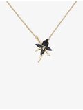 Shaun Leane Black Orchid diamond flower necklace, imported from the UK