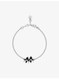 Shaun Leane black orchid sterling silver diamond bracelet, imported from the UK